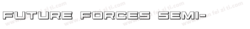 Future Forces Semi字体转换